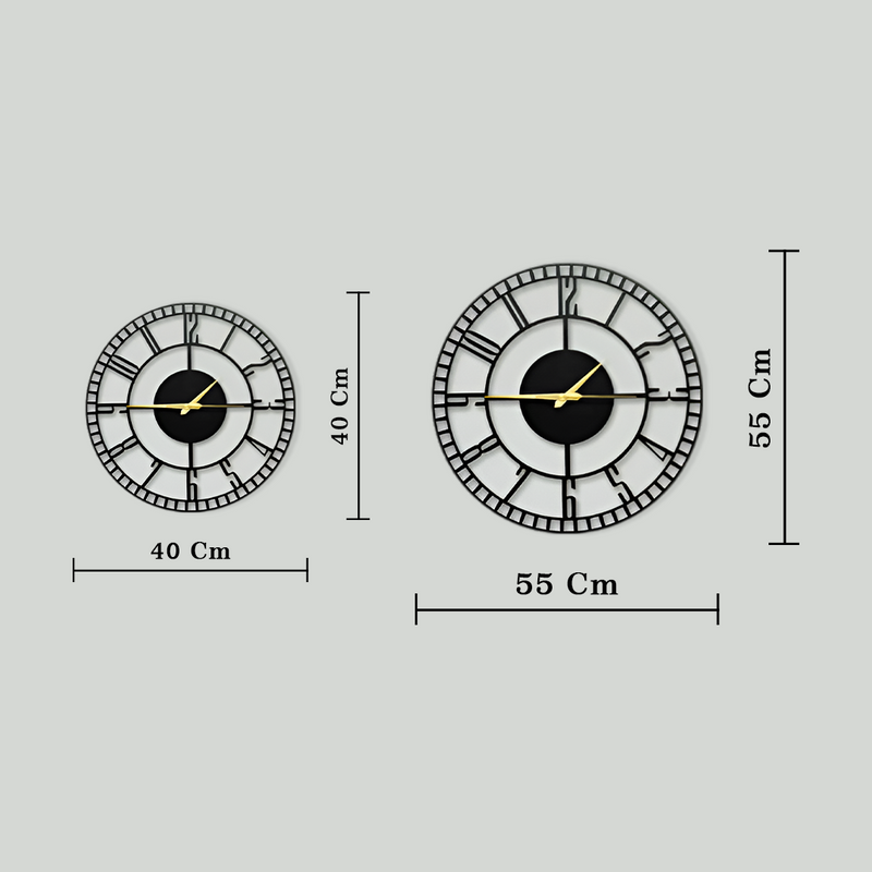 Simple Number Wall Clock