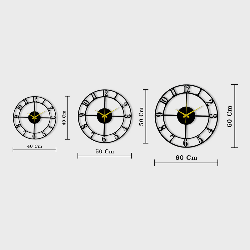 Stylish Design Metal Wall Clock