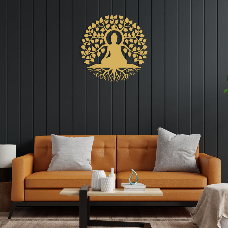 elegant style buddha wall decor